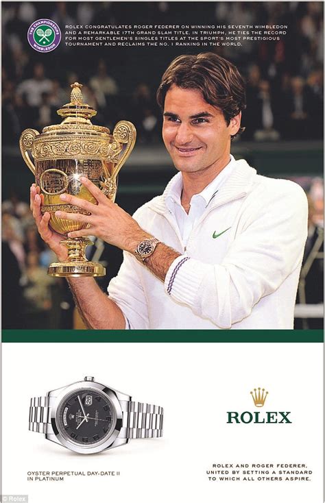 roger federer rolex ad 2015|roger federer rolex wimbledon.